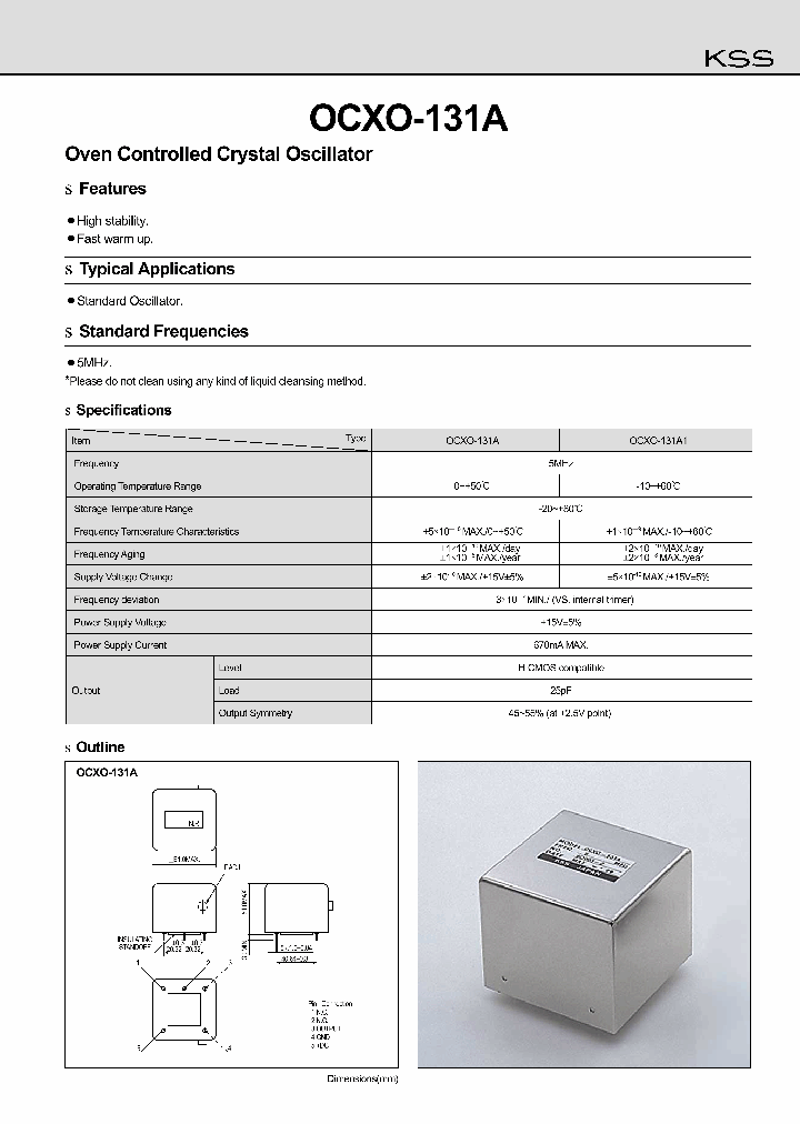 OCXO-131A_263498.PDF Datasheet