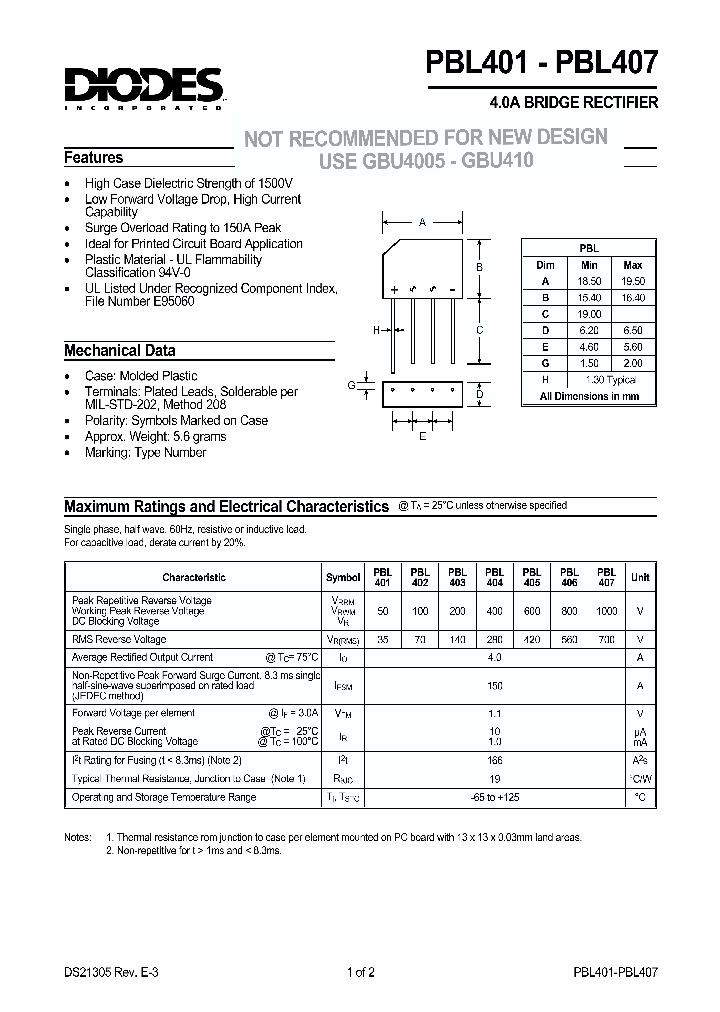 PBL402_567051.PDF Datasheet Download --- IC-ON-LINE