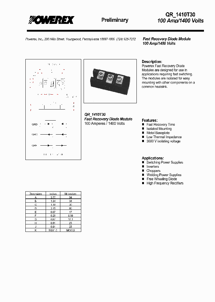 QRF1410T30_607106.PDF Datasheet