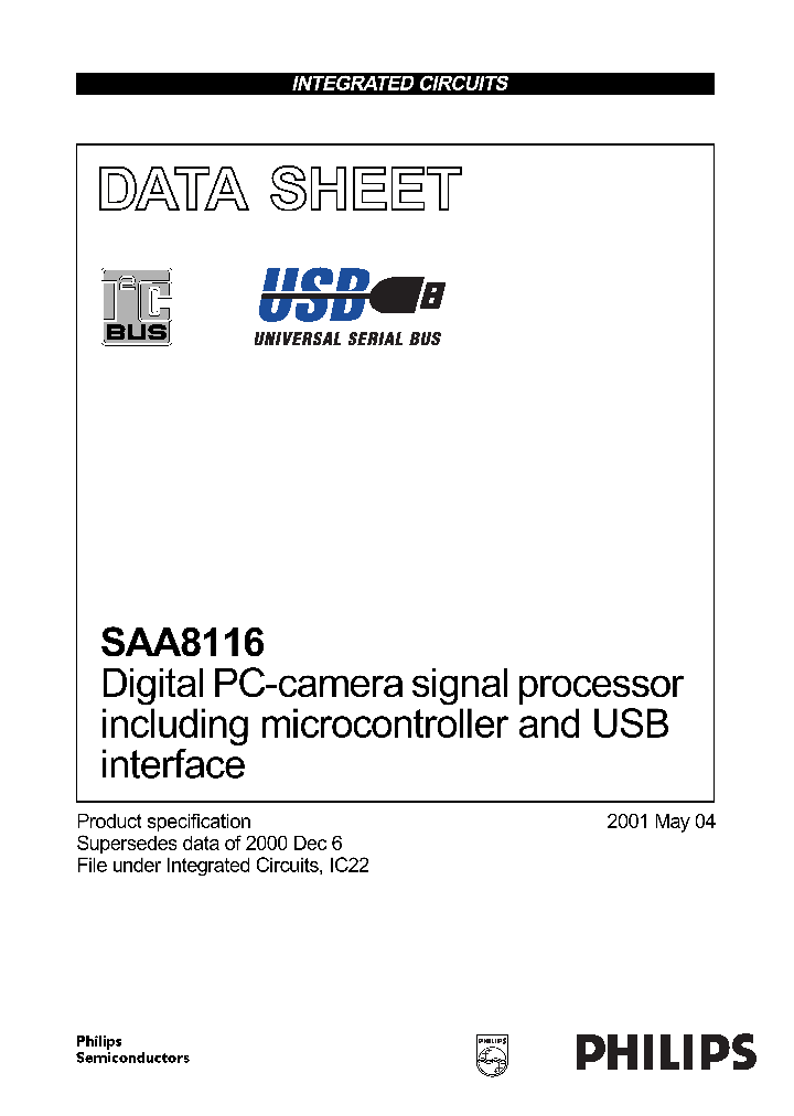 SAA8116ET_582208.PDF Datasheet
