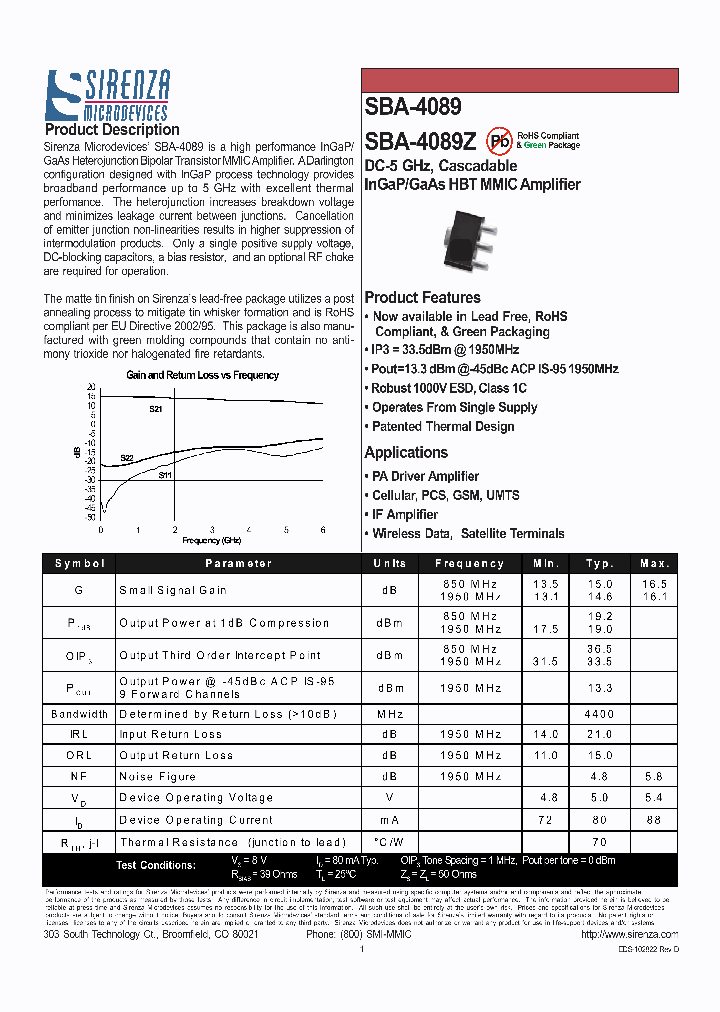 SBA-4089Z_737524.PDF Datasheet