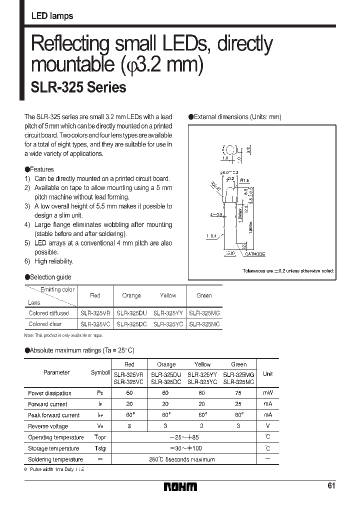 SLR-325_684084.PDF Datasheet