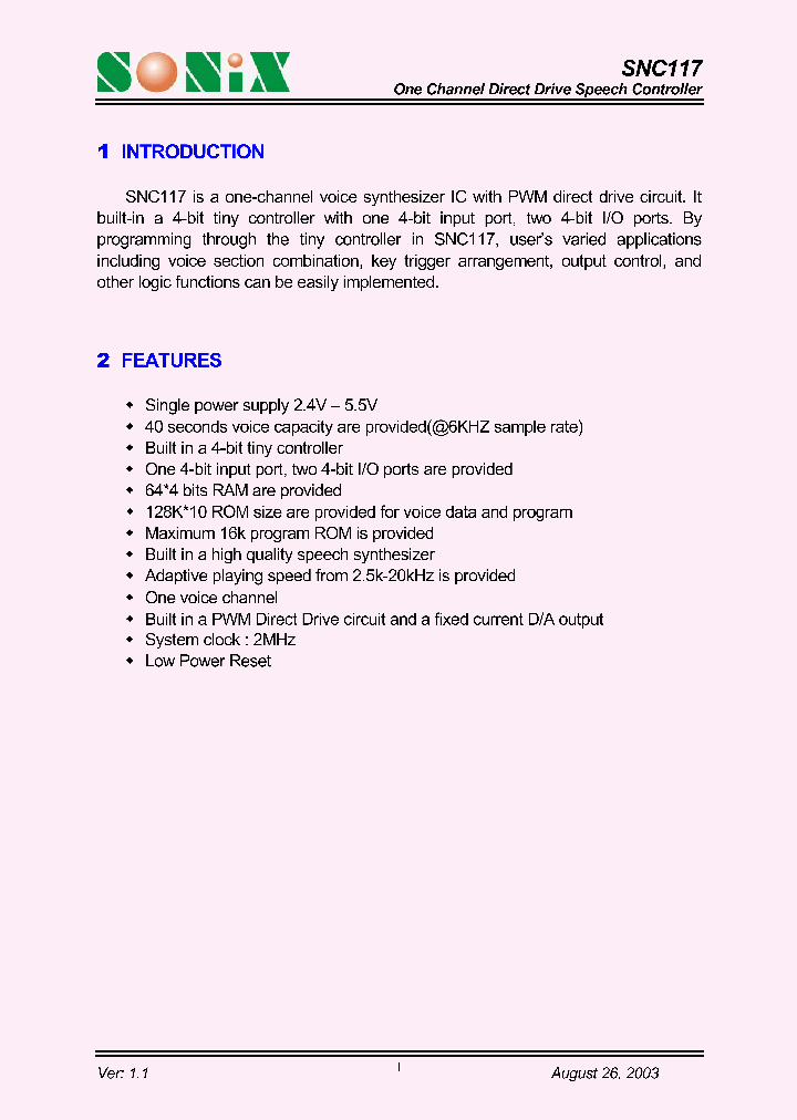 SNC117_757116.PDF Datasheet