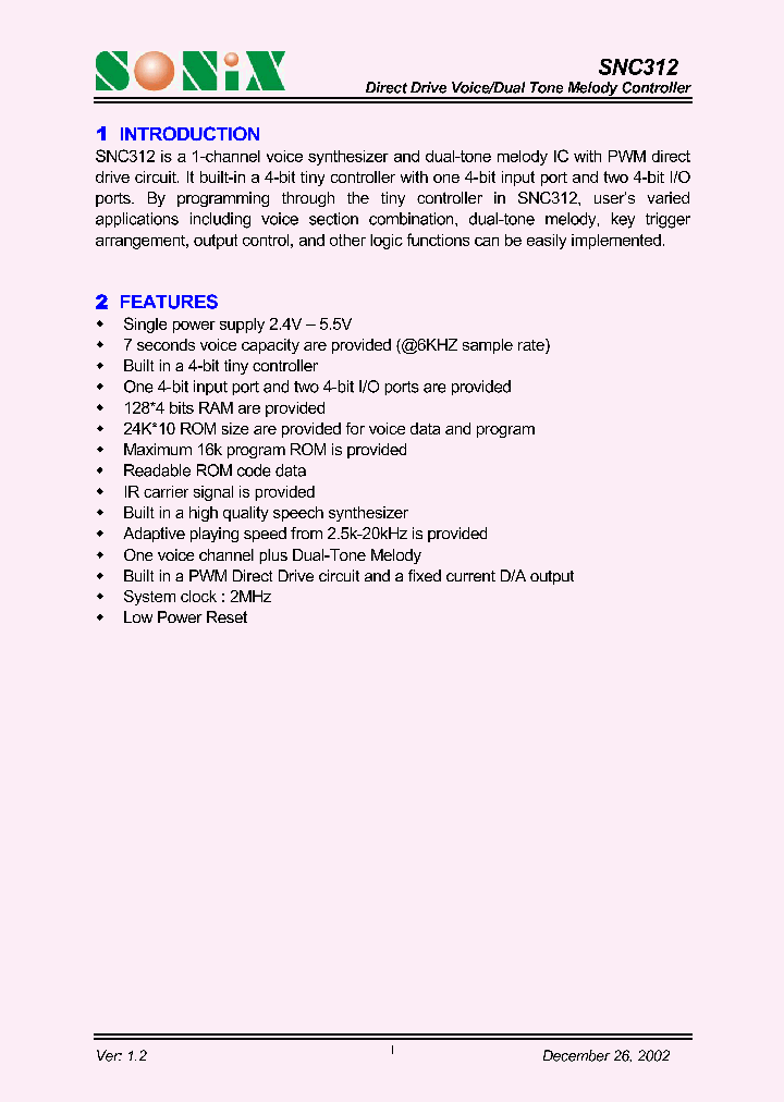 SNC312_757121.PDF Datasheet