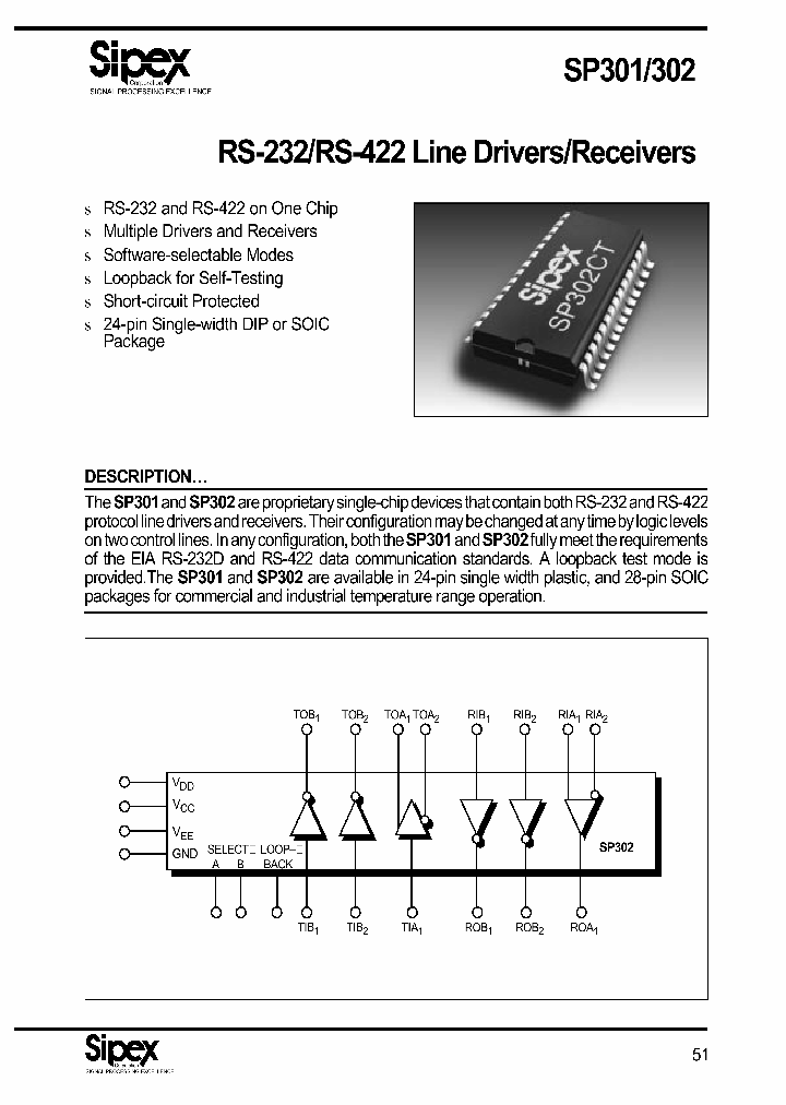 SP302ES_780976.PDF Datasheet Download --- IC-ON-LINE