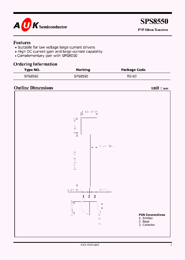 SPS8550_638633.PDF Datasheet