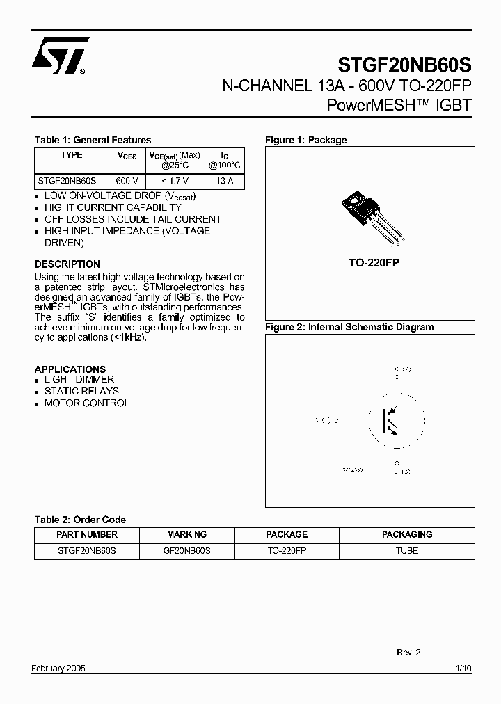 STGF20NB60S_738818.PDF Datasheet