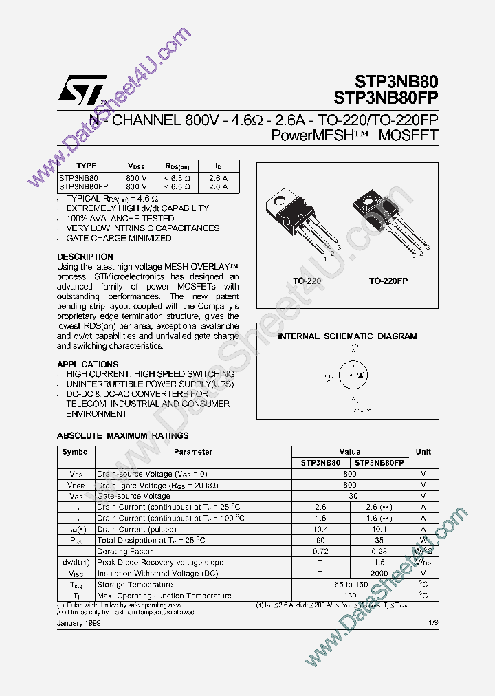 STP3NB80_608446.PDF Datasheet