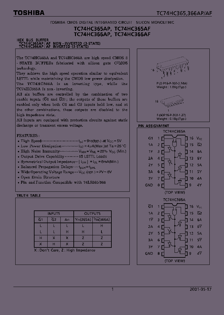 TC74HC366AP_782382.PDF Datasheet