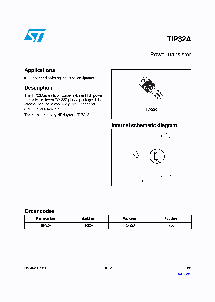 TIP32A06_740851.PDF Datasheet