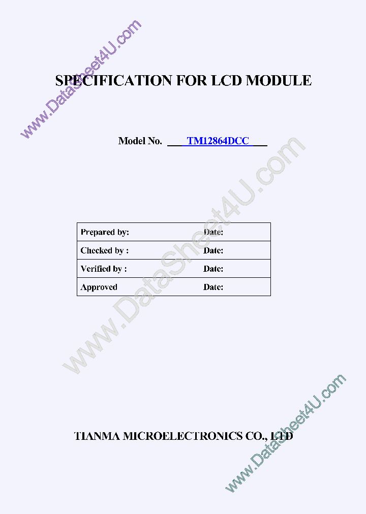 TM12864DCC_607991.PDF Datasheet