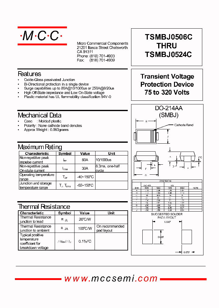 TSMBJ0518C_602426.PDF Datasheet