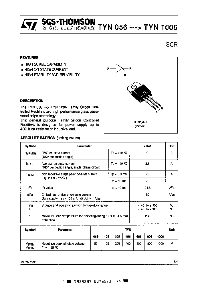 TYN056_594667.PDF Datasheet