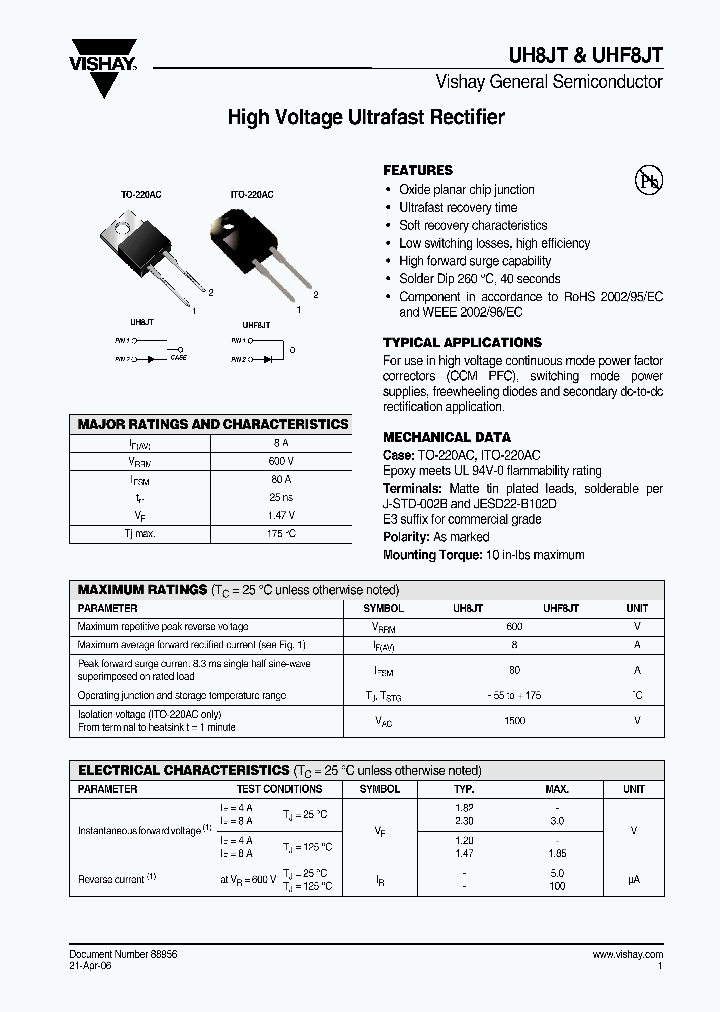 UHF8JT-E345_656778.PDF Datasheet