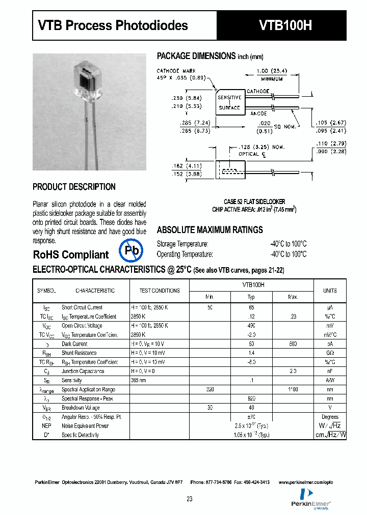 VTB100H_740967.PDF Datasheet