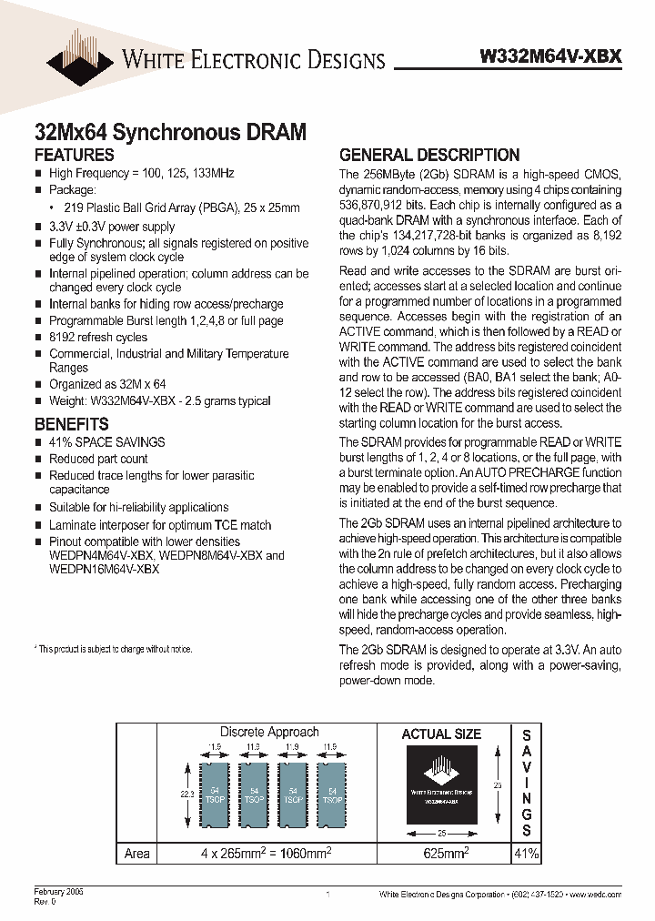 W332M64V-125BI_652945.PDF Datasheet