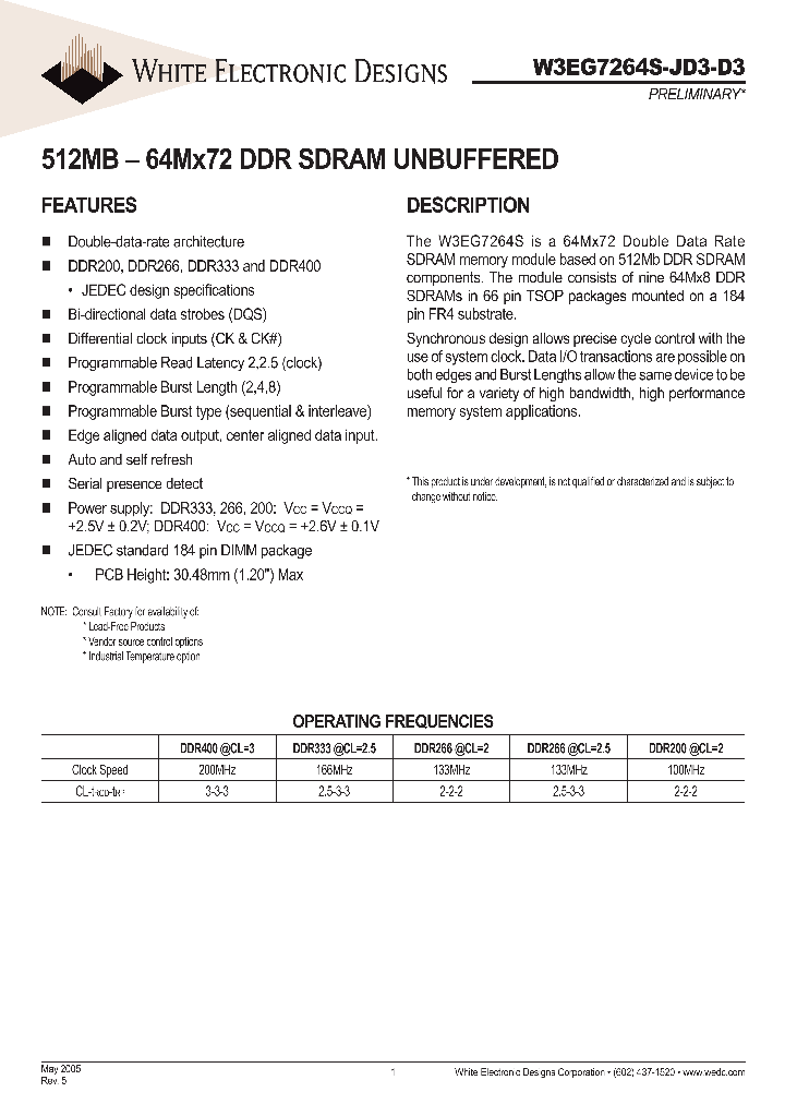 W3EG7264S403JD3_652720.PDF Datasheet