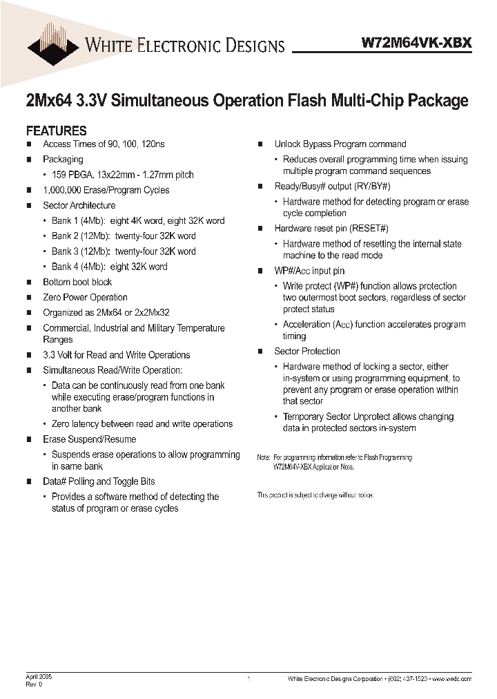 W72M64VK-XBX_652683.PDF Datasheet