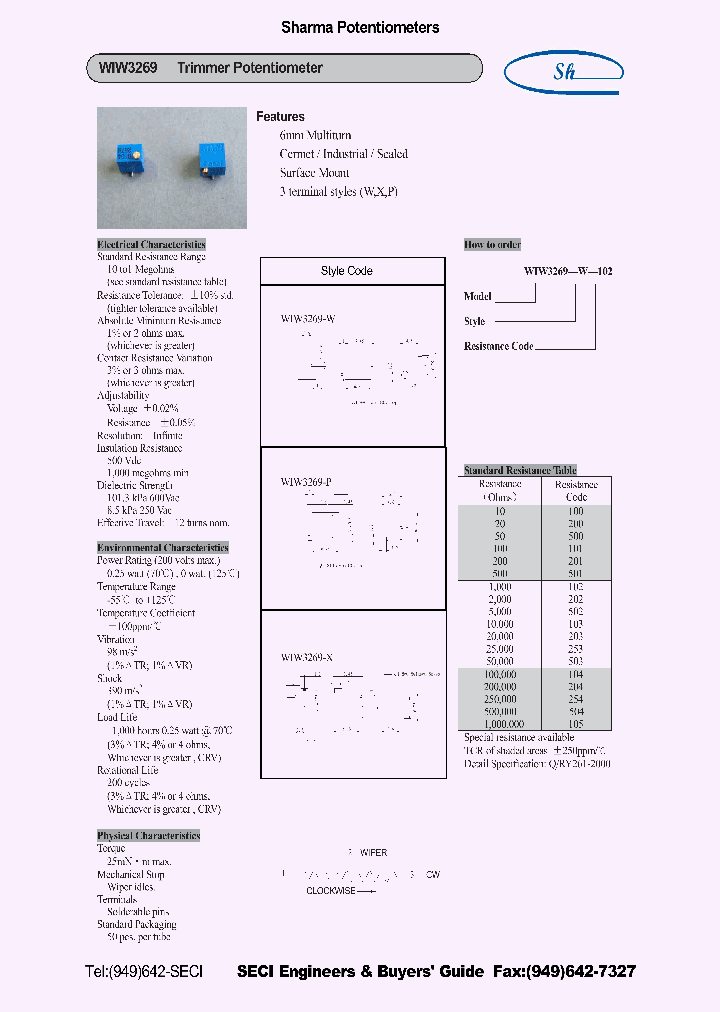 WIW3269W100_715493.PDF Datasheet Download