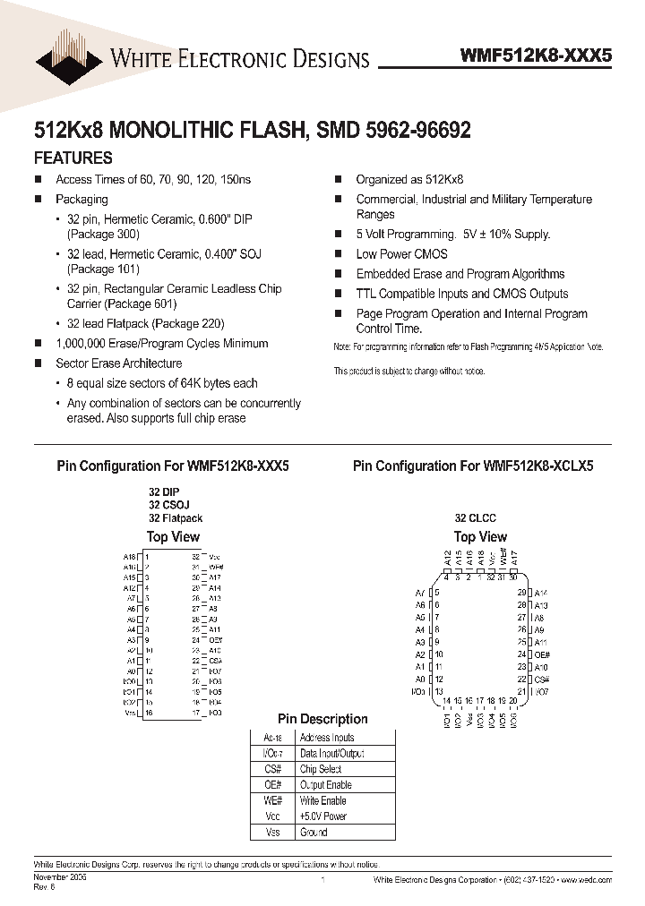 WMF512K8-90CM5_651851.PDF Datasheet
