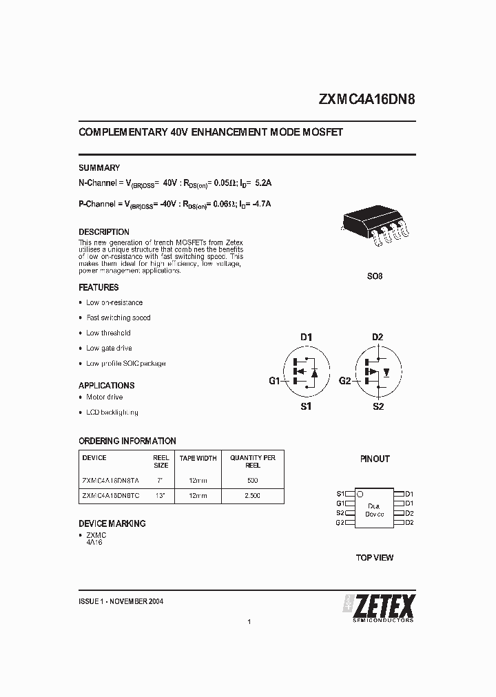 ZXMC4A16DN8TA_718073.PDF Datasheet