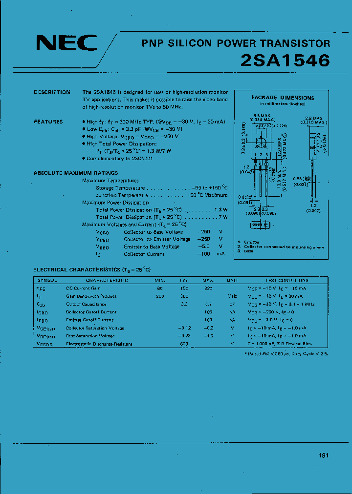 2SA1546_912721.PDF Datasheet