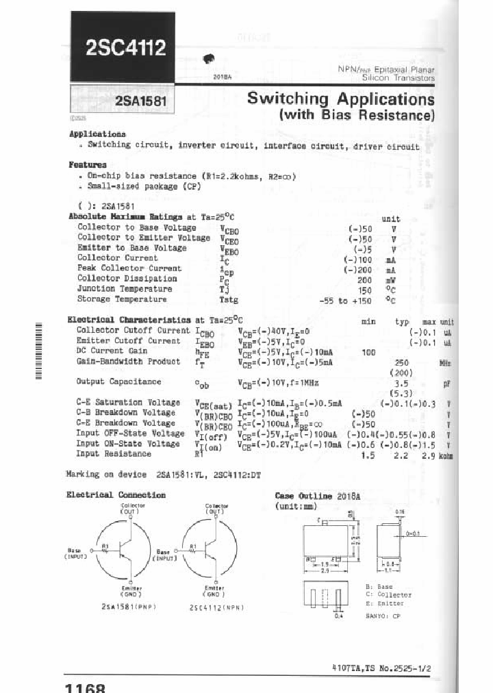 2SA1581_952330.PDF Datasheet