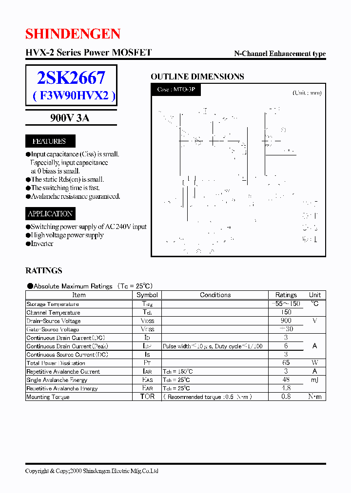 2SK2667_950139.PDF Datasheet