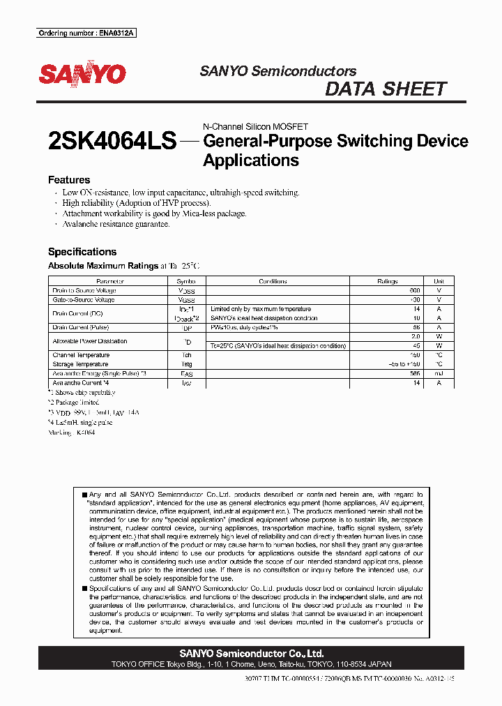 2SK4064LS_1019638.PDF Datasheet