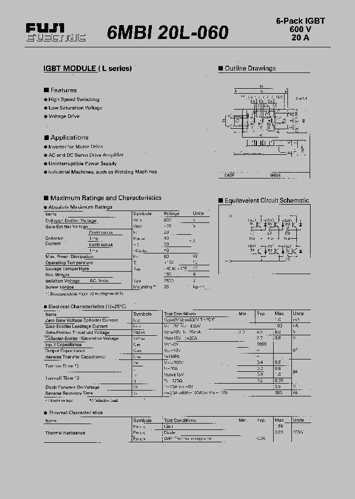 6MBI20L-060_890705.PDF Datasheet