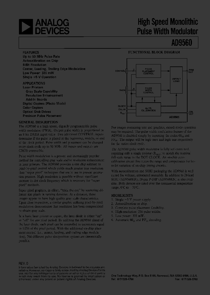 AD9560AKR_831315.PDF Datasheet