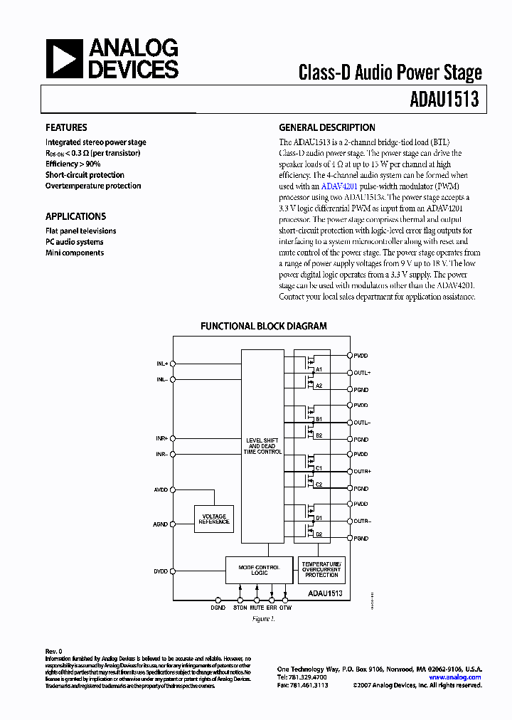 ADAU1513ACPZ-RL7_846885.PDF Datasheet