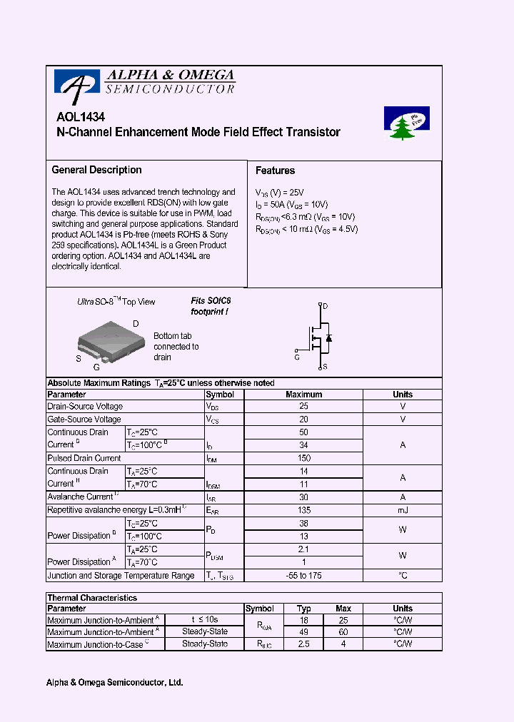 AOL1434_947217.PDF Datasheet