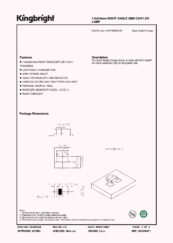 APA1606SECK_1027016.PDF Datasheet