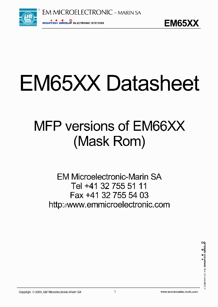 EM6520_657125.PDF Datasheet Download