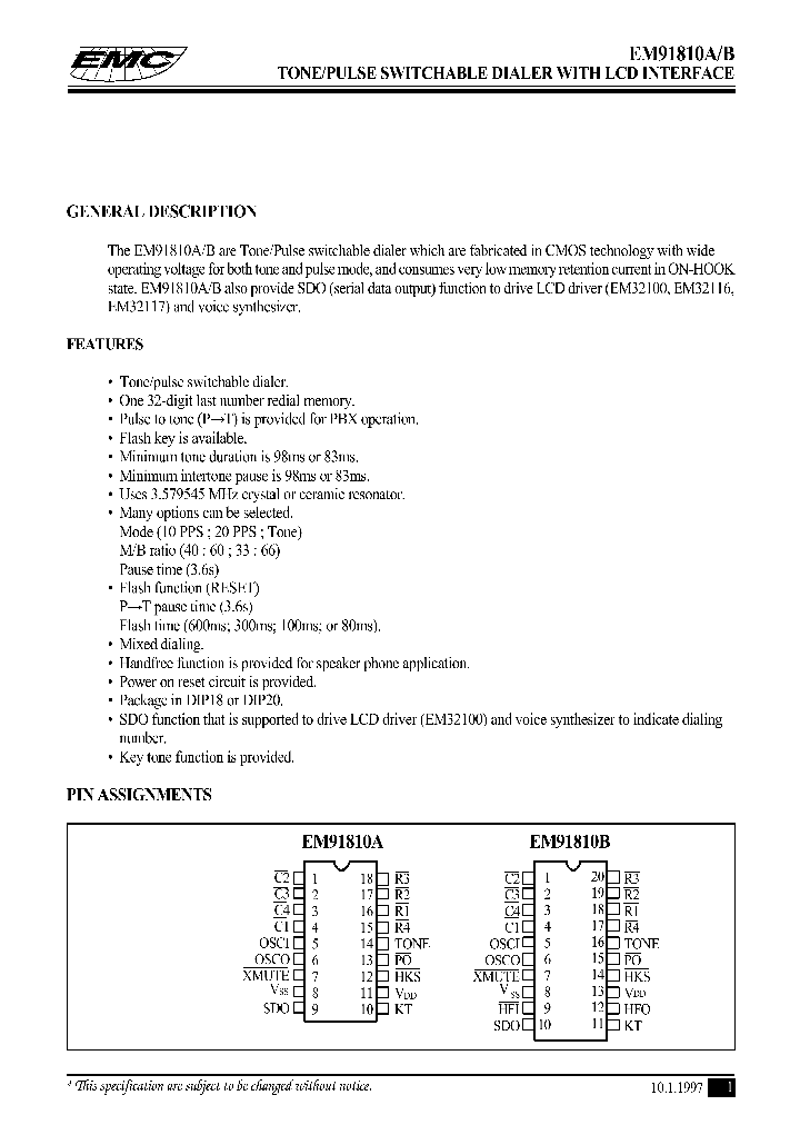 EM91810B_848945.PDF Datasheet