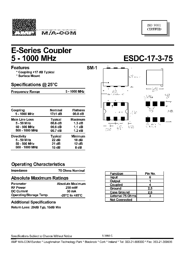 ESDC-17-3-75_1020032.PDF Datasheet