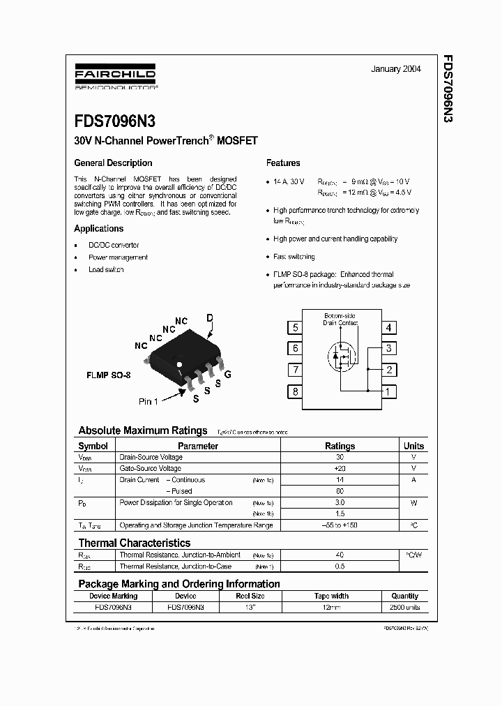 FDS7096N_919047.PDF Datasheet