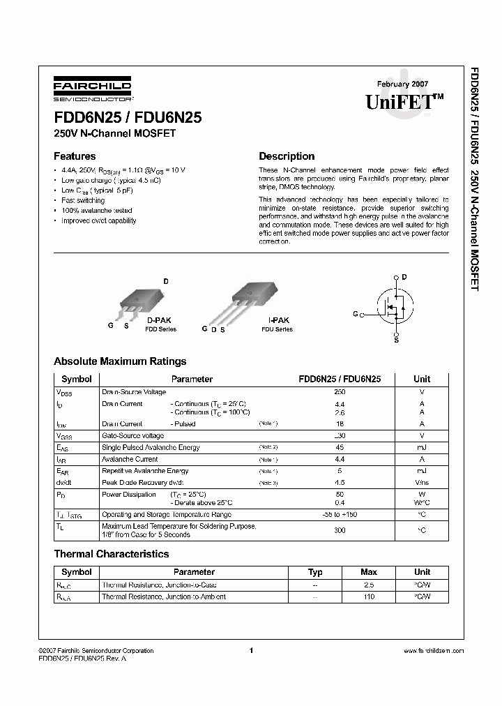 FDD6N25TF_747143.PDF Datasheet