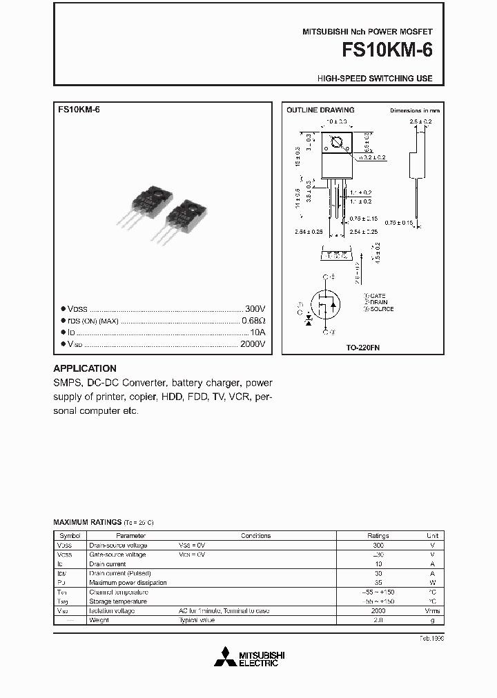 FS10KM-6_718406.PDF Datasheet
