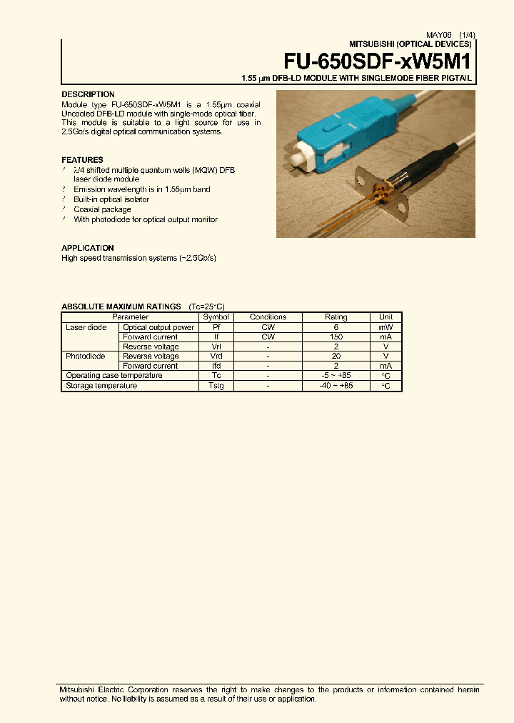 FU-650SDF-XW5M1_848604.PDF Datasheet