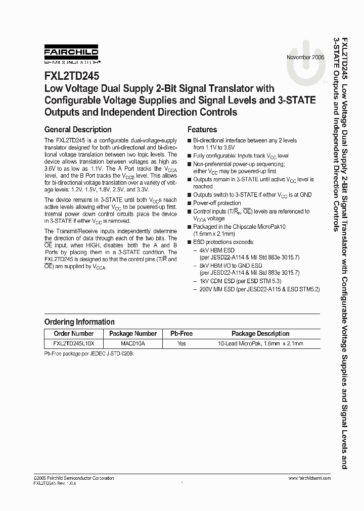 FXL2TD245L10X_702381.PDF Datasheet