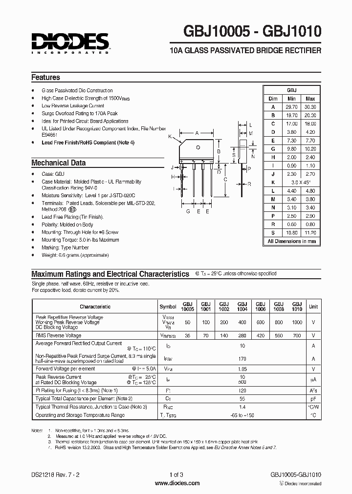 GBJ10005-F_734272.PDF Datasheet