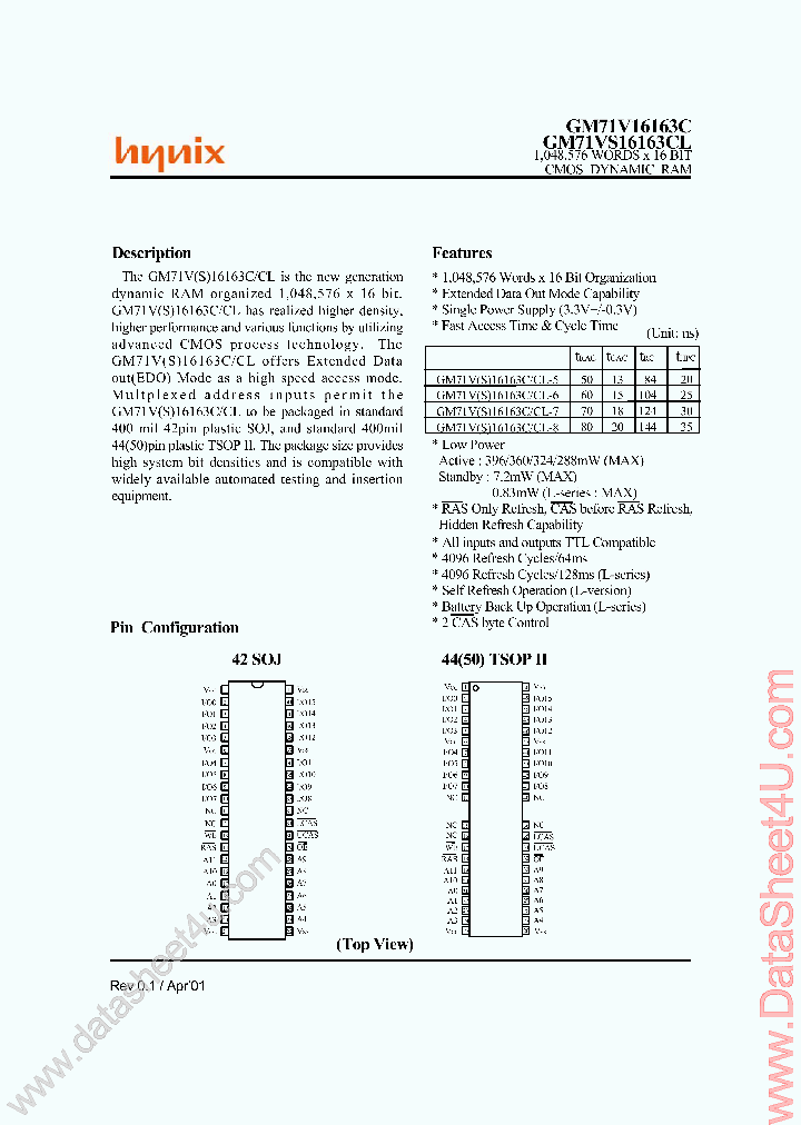 GM71VS16163CL_958280.PDF Datasheet