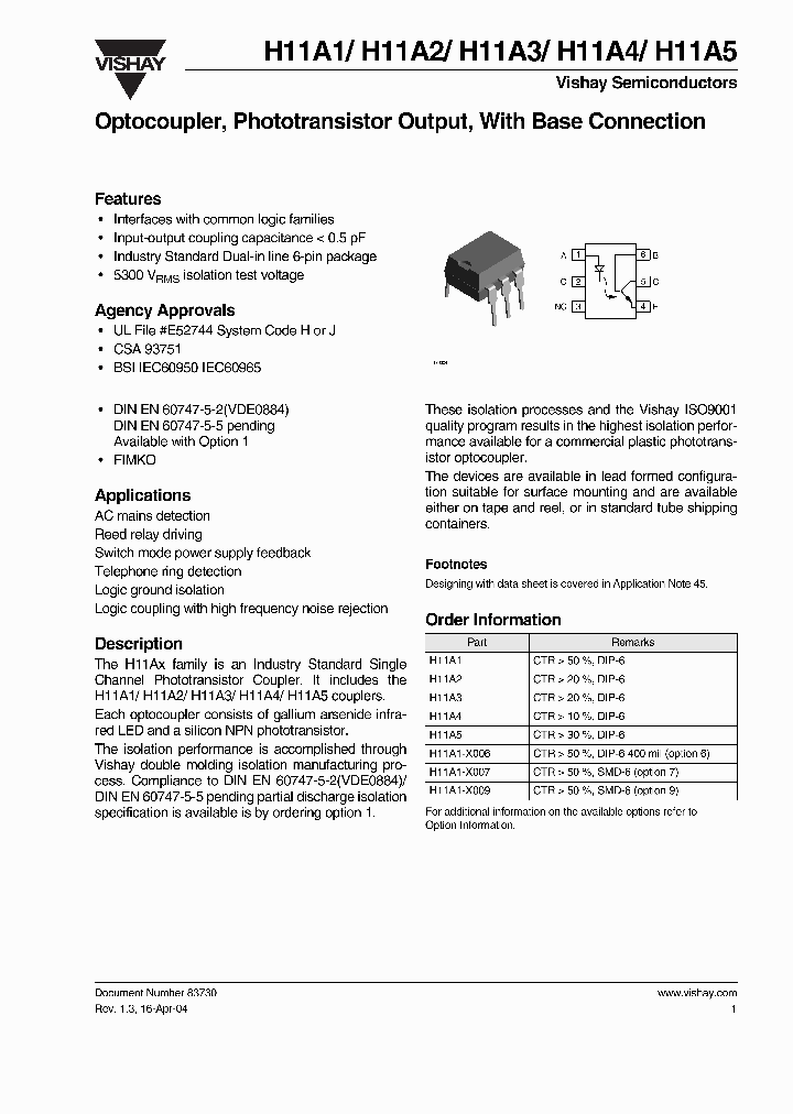 H11A1_879697.PDF Datasheet