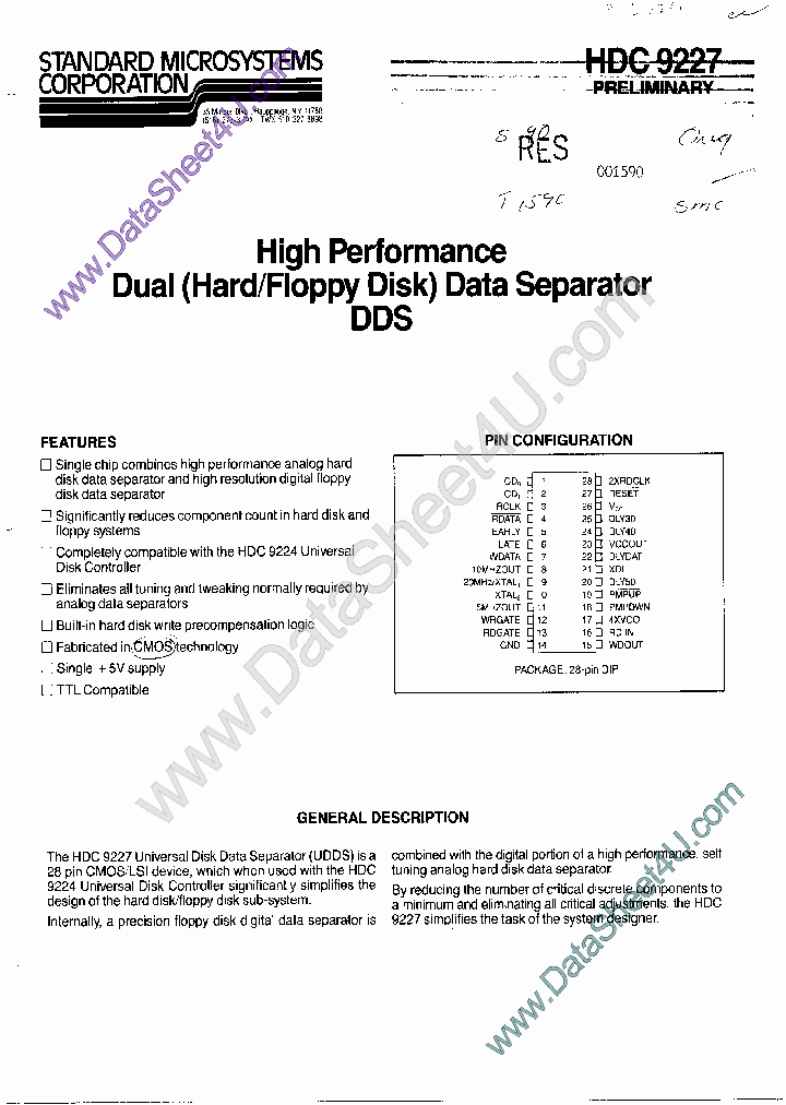 HDC9227_805239.PDF Datasheet