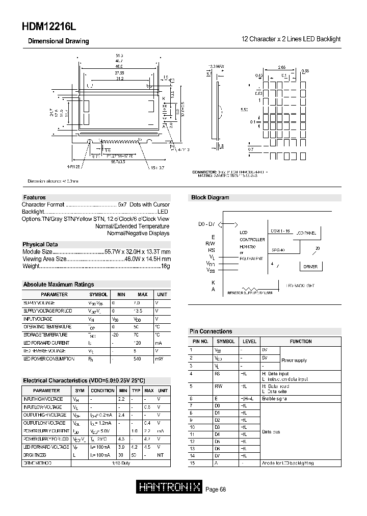 HDM12216L_688813.PDF Datasheet