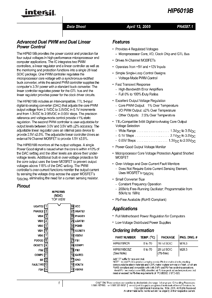 HIP6019B05_720736.PDF Datasheet