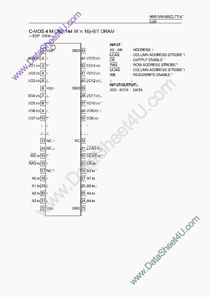 HM51W4265CLTT-6_786656.PDF Datasheet