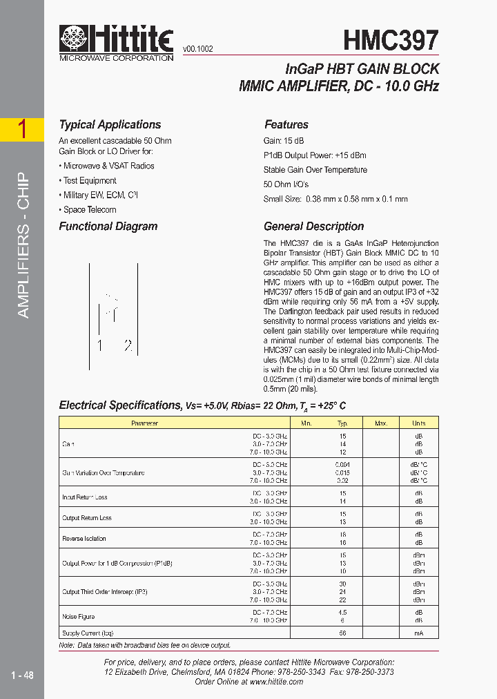 HMC397_764868.PDF Datasheet